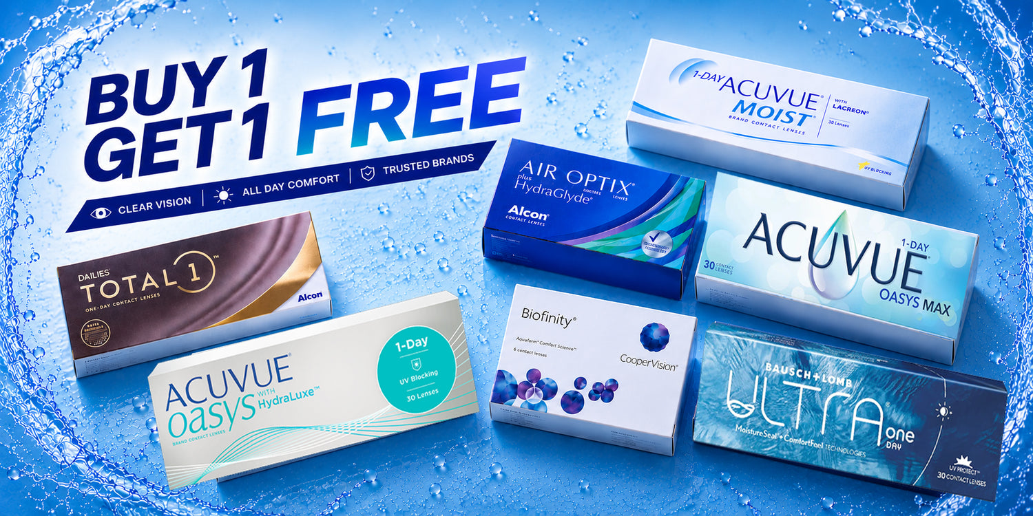 Buy 1 Get 1 Free Contact Lenses