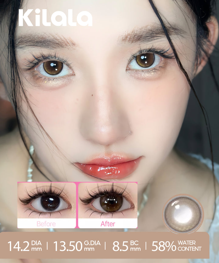 Kilala Dailies Conspicuous Brown (10pcs) (Buy 3 Get 1 FREE or Buy 5 Get 5 FREE) - lenscottage