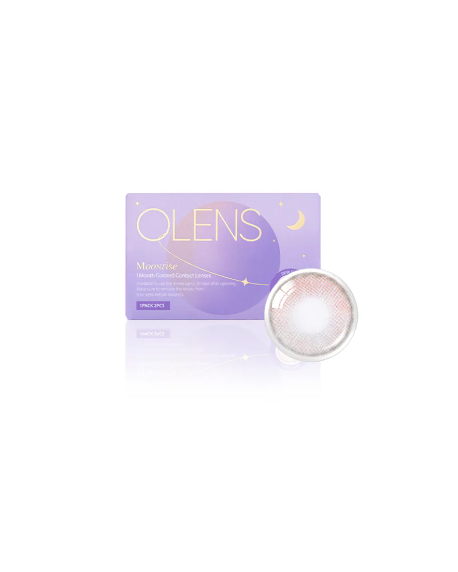 OLENS Moonrise Dew Gray (1 Month, 2 lens/box) - OLENS - lenscottage