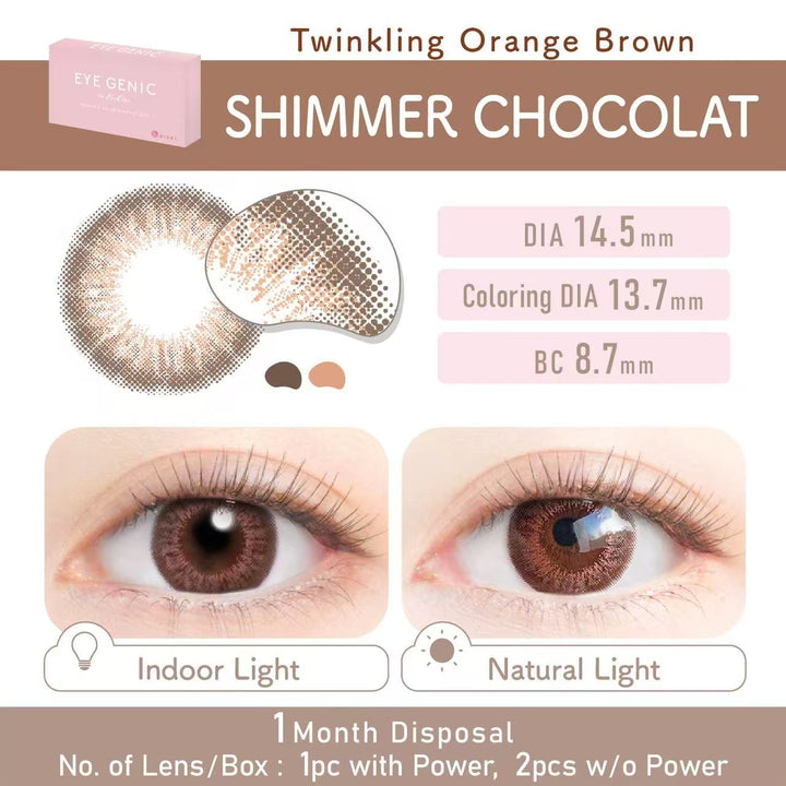 Eye Genic 1 Month by EverColor (1 MONTH, 2 LENS/SET) BUY 1 GET 3 FREE - lenscottage