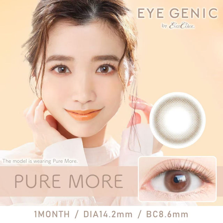 Eye Genic 1 Month by EverColor (1 MONTH, 2 LENS/SET) BUY 1 GET 3 FREE - lenscottage
