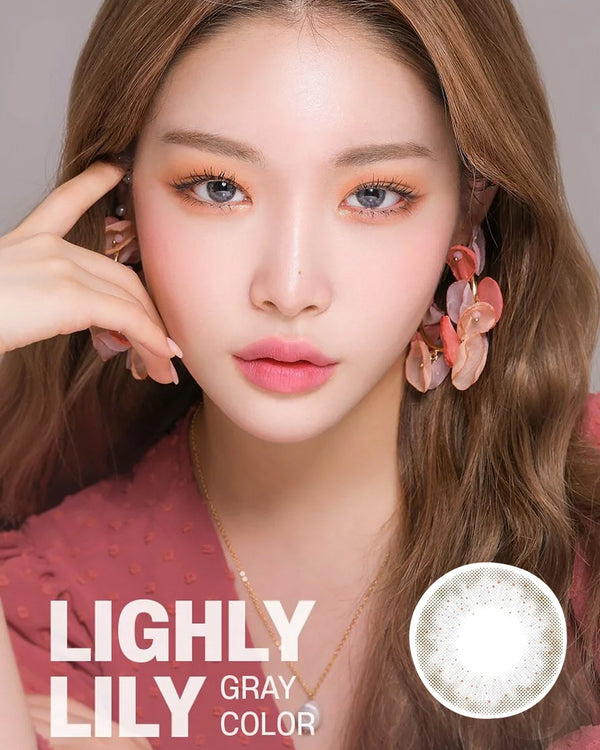 LENSTOWN Lighly Lily Gray (1 Day, 20 lens/box) - LENSTOWN - lenscottage