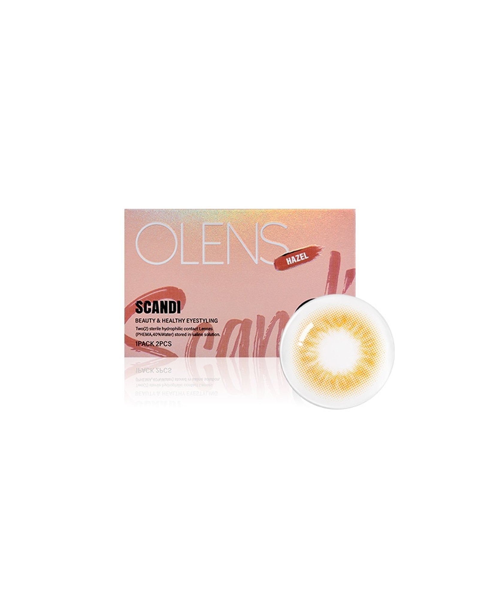 OLENS Scandi Hazel (1 Month, 2 lens/box) - OLENS - lenscottage