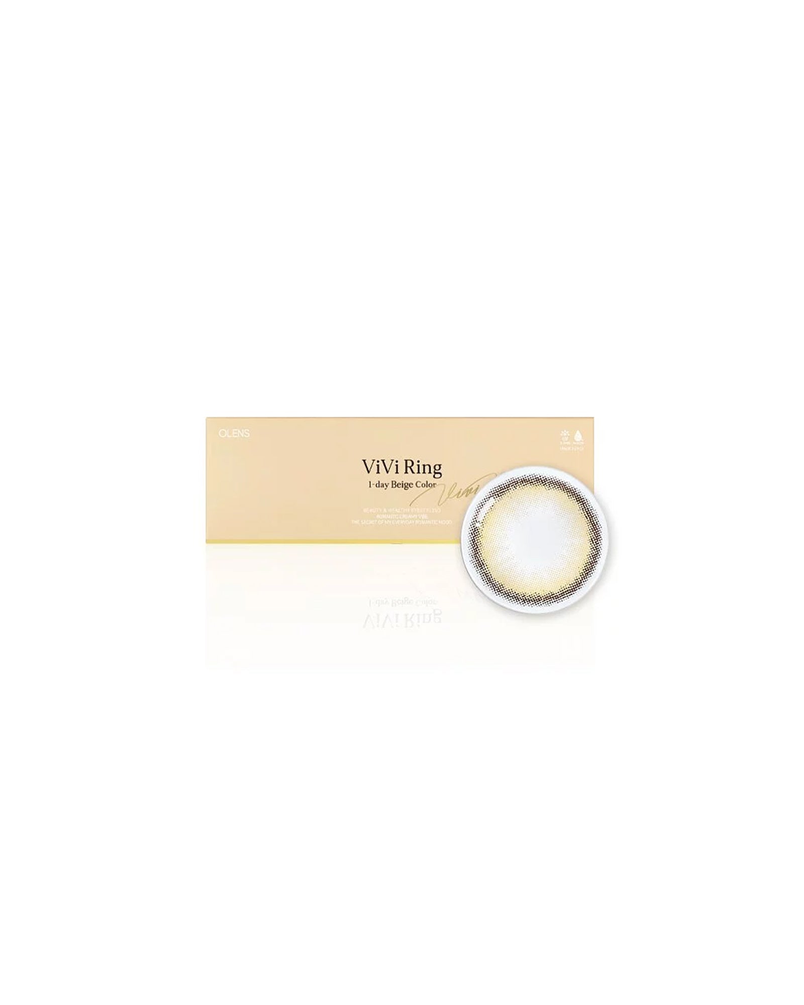 OLENS ViVi Ring Beige (1 Day, 10 lens/box) - OLENS - lenscottage