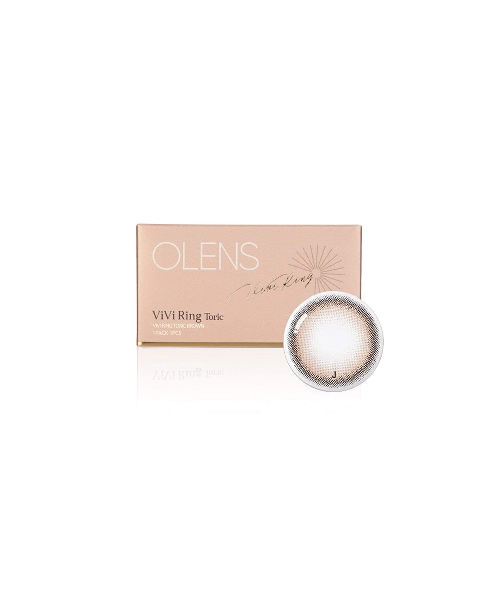 OLENS ViVi Ring Brown Toric for Astigmatism (1 Mth, 2 Pcs) - OLENS - lenscottage