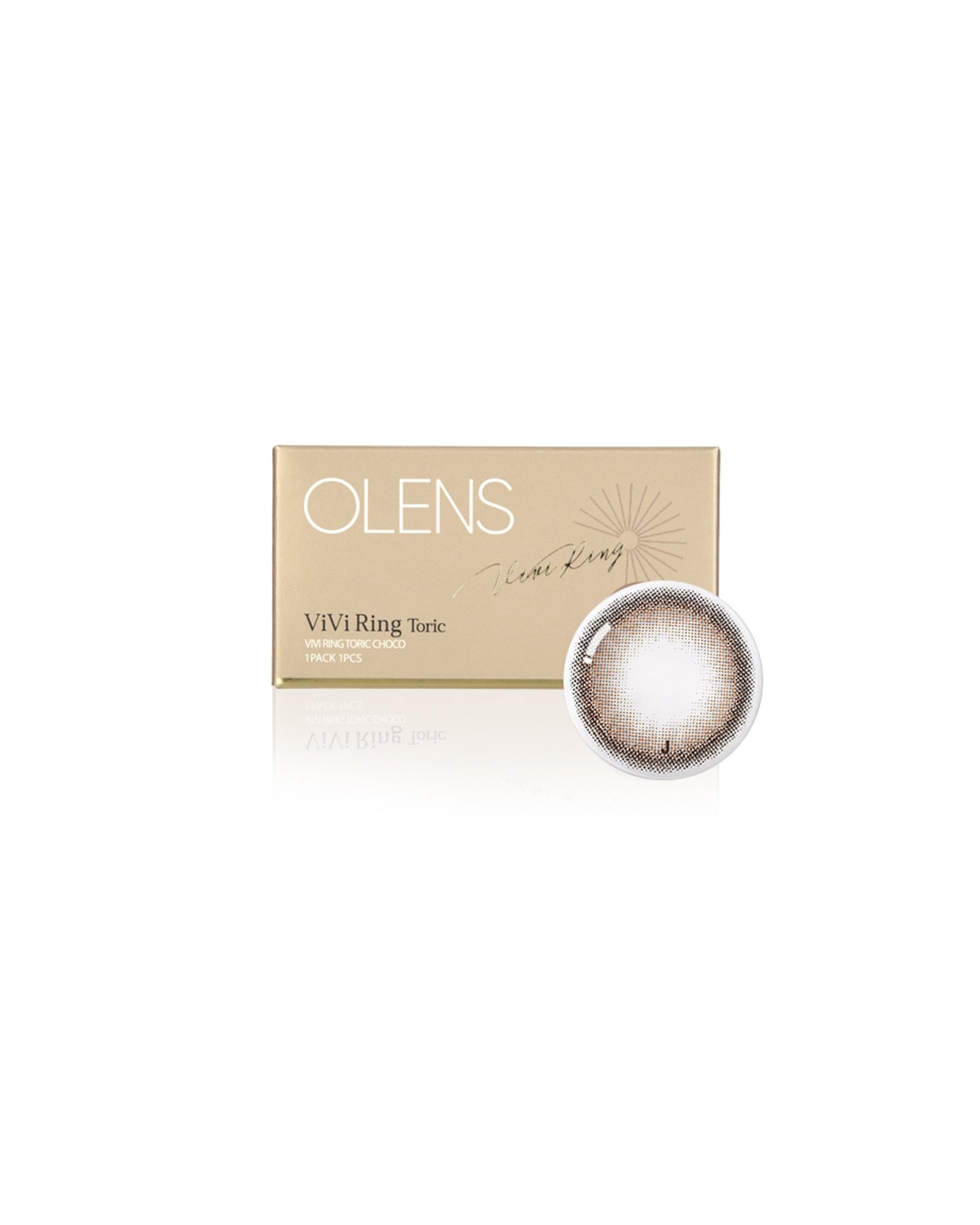 OLENS ViVi Ring Choco Monthly Toric for Astigmatism (1 Mth, 2 Pcs) - OLENS - lenscottage